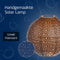Lumiz Solar Tuinverlichting - Tuinverlichting op zonne energie - Tuinverlichting - Buitenlampjes - Tuinverlichting op zonneenergie - Buitenverlichting - Buitenlamp - Decoratie - Sashiko Rond - 20 cm - Koper