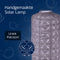 Lumiz Solar Tuinverlichting - Tuinverlichting op zonne energie - Tuinverlichting - Buitenlampjes - Tuinverlichting op zonneergie - Buitenverlichting - Decoratie - Mandela Cylinder - 18 cm - Lichtpaars