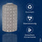 Lumiz Solar Tuinverlichting - Tuinverlichting op zonne energie - Tuinverlichting - Buitenlampjes - Tuinverlichting op zonneenergie - Buitenverlichting - Buitenlamp - Decoratie - Mandela Cylinder - 18 cm - Licht Taupe