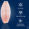 Lumiz Solar Tuinverlichting - Tuinverlichting op zonne energie - Tuinverlichting - Buitenlampjes - Tuinverlichting op zonneenergie - Buitenverlichting - Buitenlamp - Decoratie - Bazaar Long Oval - 20 cm - Roze