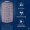 Lumiz Solar Tuinverlichting - Tuinverlichting op zonne energie - Tuinverlichting - Buitenlampjes - Tuinverlichting op zonneergie - Buitenverlichting - Decoratie - Mandela Cylinder - 18 cm - Lichtpaars