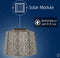 Lumiz Solar Tuinverlichting - Tuinverlichting op zonne energie - Tuinverlichting - Buitenlampjes - Tuinverlichting op zonneergie - Buitenverlichting - Decoratie - Lace Lamp - 20 cm - Taupe