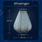 Lumiz Solar Tuinverlichting - Tuinverlichting op zonne energie - Tuinverlichting - Buitenlampjes - Tuinverlichting op zonneergie - Buitenverlichting - Decoratie - Fiore Tulip - 20 cm - Grijs Blauw