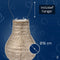 Lumiz Solar Tuinverlichting - Tuinverlichting op zonne energie - Tuinverlichting - Buitenlampjes - Tuinverlichting op zonneenergie - Buitenverlichting - Buitenlamp - Decoratie - Occult Bulb - 16 cm - Goud