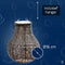 Lumiz Solar Tuinverlichting - Tuinverlichting op zonne energie - Tuinverlichting - Buitenlampjes - Tuinverlichting op zonneenergie - Buitenverlichting - Buitenlamp - Decoratie - Fan Bulb - 16 cm - Taupe