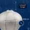 Lumiz Solar Tuinverlichting - Tuinverlichting op zonne energie - Tuinverlichting - Buitenlampjes - Tuinverlichting op zonneenergie - Buitenverlichting - Buitenlamp - Decoratie - Sashiko Balloon - 30 cm - Licht Taupe