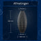 Lumiz Solar Tuinverlichting - Tuinverlichting op zonne energie - Tuinverlichting - Buitenlampjes - Tuinverlichting op zonneergie - Buitenverlichting - Decoratie - Mosaic Long Oval - 20 cm - Donker Grijs