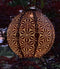 Lumiz Solar Tuinverlichting - Tuinverlichting op zonne energie - Tuinverlichting - Buitenlampjes - Tuinverlichting op zonneenergie - Buitenverlichting - Buitenlamp - Decoratie - Sashiko Rond - 20 cm - Koper