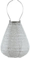 Lumiz Solar Tuinverlichting - Tuinverlichting op zonne energie - Tuinverlichting - Buitenlampjes - Tuinverlichting op zonneenergie - Buitenverlichting - Buitenlamp - Decoratie - Paisley Tulip - 20 cm - Zilver