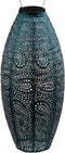 Lumiz Solar Tuinverlichting - Tuinverlichting op zonne energie - Tuinverlichting - Buitenlampjes - Tuinverlichting op zonneenergie - Buitenverlichting - Buitenlamp - Decoratie - Paisley Long Oval - 20 cm - Zeeblauw