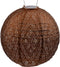 Lumiz Solar Tuinverlichting - Tuinverlichting op zonne energie - Tuinverlichting - Buitenlampjes - Tuinverlichting op zonneenergie - Buitenverlichting - Buitenlamp - Decoratie - Ikat Rond - 30 cm - Koper