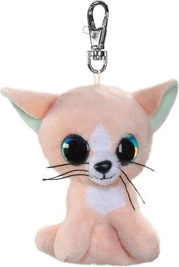 Lumo Cat Peach met clip - Mini - 8,5cm