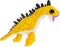 Lumo Stars Knuffel - Dino Plesiosaur, 15cm