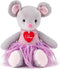 Lumpin Lumpin muis Akiko grijs 30 cm. 94198.