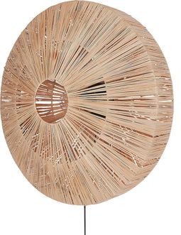 LUMUT - Wandlamp - Naturel - Stro