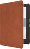 Lunso - Geschikt voor Kobo Aura H2o edition 1 hoes (6.8 inch) - Lederen sleep cover - Cognac