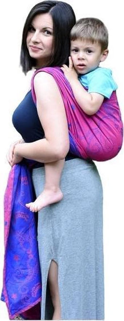Luna Dream Draagdoek Luna Pink Katoen Roze/paars Maat 4