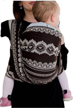 Luna Dream Draagdoek Sling Diamond Lace Sensual Katoen Bruin Maat 6