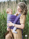 Luna Dream Draagdoek Sling Herringbone Purple Katoen Paars Maat 6
