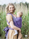 Luna Dream Draagdoek Sling Herringbone Purple Katoen Paars Maat 6