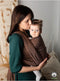Luna Dream Draagdoek Sling Little Hearts Coffee Katoen Bruin Maat 4