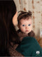 Luna Dream Draagdoek Sling Little Hearts Coffee Katoen Bruin Maat 5
