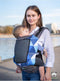 Luna Dream Draagzak Grow Up Air Big Blue Triangles Katoen Blauw