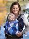 Luna Dream Draagzak Grow Up Big Blue Triangles Katoen Blauw/wit