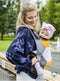 Luna Dream Draagzak Grow Up Cube Katoen Grijs/geel/wit