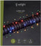 Luna LED, lichtslinger, 12 m, 160 leds, veelkleurig, groene kabel, voor binnen en buiten, modulator, 24 V