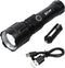 LUNALUX LEP zaklamp focusseerbaar, 1000 lumen, straalbereik tot 1200 meter, inclusief 26650 Li-Ion batterij