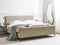 LUNAN - Tweepersoonsbed - Beige - 180 x 200 cm - Bouclé