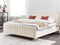 LUNAN - Tweepersoonsbed - Beige - 180 x 200 cm - Fluweel