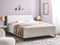 LUNAN - Tweepersoonsbed - Off-white - 160 x 200 cm - Bouclé