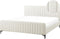 LUNAN - Tweepersoonsbed - Off-white - 180 x 200 cm - Bouclé