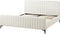 LUNAN - Tweepersoonsbed - Off-white - 180 x 200 cm - Bouclé