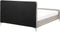 LUNAN - Tweepersoonsbed - Taupe - 160 x 200 cm - Fluweel