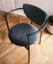 Lunar Dining Chair - Dark Grey Velvet