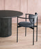 Lunar Dining Chair - Dark Grey Velvet