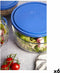 Lunchbox Borgonovo Igloo Blauw 2,2 L (6 Stuks) (Ø 22cm)