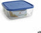 Lunchbox Borgonovo Vierkant Blauw 1,8 L 18,5 x 18,5 x 7,4 cm (12 Stuks)