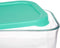 Lunchbox SNOW BOX Groen Transparant Glas Polyethyleen 420 ml (12 Stuks)