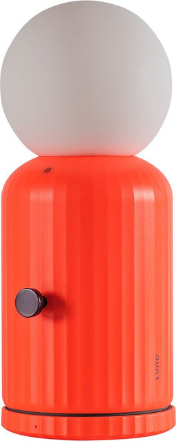 LUND London | Oplaadbare Lamp | Draadloze Oplader | Oranje