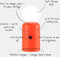 LUND London | Oplaadbare Lamp | Draadloze Oplader | Oranje