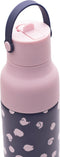 LUND London | Sport Drinkfles | 500ml | Lichtgewicht | Drupvrij | RVS | Drinktuit | Dubbelwandig | Blauw / Roze