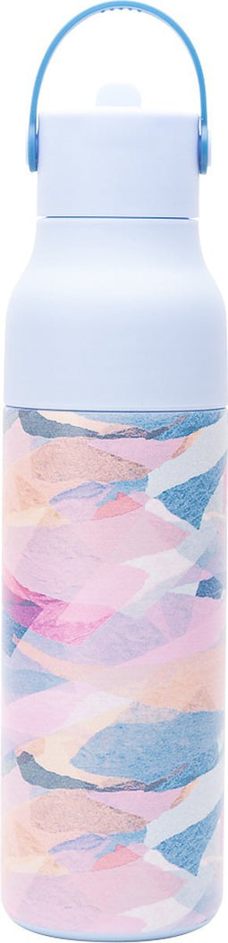 LUND London | Sport Drinkfles | Lichtgewicht | Drupvrij | RVS | Drinktuit | Dubbelwandig | Roze