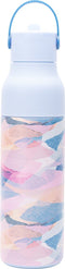 LUND London | Sport Drinkfles | Lichtgewicht | Drupvrij | RVS | Drinktuit | Dubbelwandig | Roze