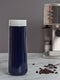 LUND London | Travel Mug | Thermosbeker | 350 ml | RVS | Druksluiting | Donker Blauw
