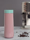 LUND London | Travel Mug | Thermosbeker | 350 ml | RVS | Druksluiting | Roze