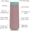 LUND London | Travel Mug | Thermosbeker | 350 ml | RVS | Druksluiting | Roze